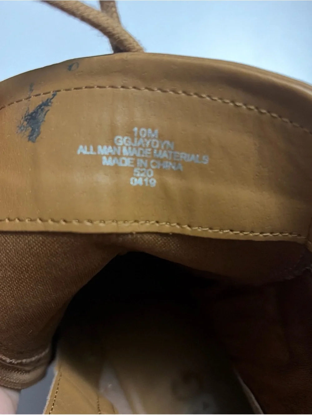 GBG G by Guess Jaydyn Brown Tan Lace-Up Heeled Combat Ankle Boots - Picture 2 of 7